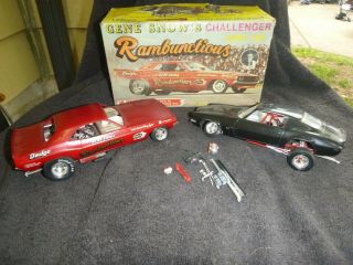 Vintage Jo - Han Gene Snow Challenger Rambunctious Funny Car & Camaro 71