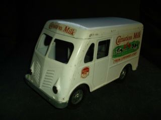 Vintage Tonka Carnation Milk Van / Truck,  Pressed Steel Toy Vehicle