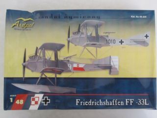 Ardpol Models 1/48 Friedrichshafen Ff - 33l - Wwi German Reconnaissance Plane