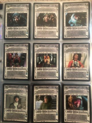 Star Wars Ccg Death Star 2 Complete Set (minus Imperial Command) 2