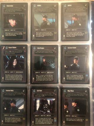 Star Wars Ccg Death Star 2 Complete Set (minus Imperial Command) 5