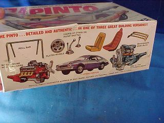 MIB Orig 1970s MPC 1/25 Scale MODEL CAR KIT 1974 FORD PINTO 2
