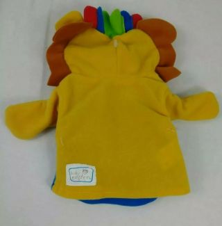 Baby Einstein Learning Hand Puppets Dog Tiger Duck Lion Colorful & Soft EUC 5