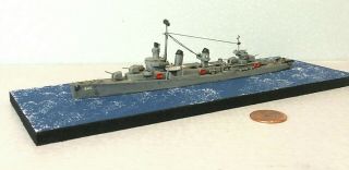 1:700 Scale Built Plastic Model Ship Uss Bradford Dd446 Destroyer