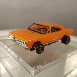 1967 Chevelle Fray Style Practice Jl Chassis Car Ho Scale Slot Car T - Jet