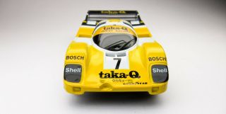 AUTHENTIC Japanese Released Tyco Porsche 962 Taka Q 7 RARE HTF W/ Window Decal 2