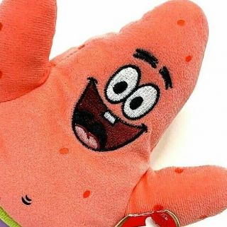 Ty Spongebob Squarepants Patrick Star Beanie Baby from 2004 3