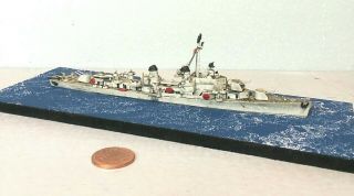 1:700 Scale Built Plastic Model Ship Uss Allen M Sumner Dd692 Destroyer
