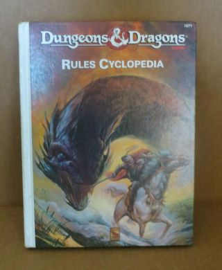 Dungeons & Dragons Rules Cyclopedia D&d Ad&d Hardcover Book
