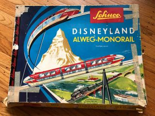 Vintage Schuco Disneyland Alweg - Monorail 6333 Red Version