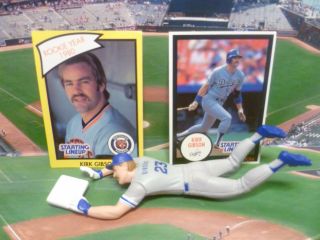 1990 Kirk Gibson - Starting Lineup - Slu - Loose With Two Cards - L.  A.  Dodgers