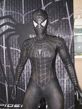 Hot Toys 1/6 - Scale Spider - Man 3 Black Suit Spiderman MMS165 2