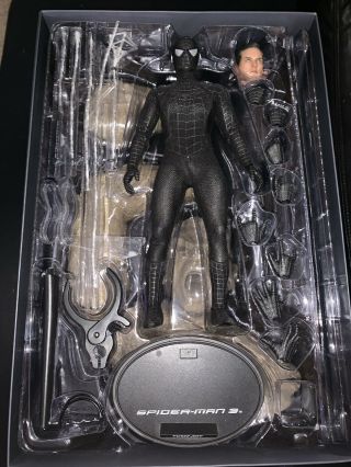 Hot Toys 1/6 - Scale Spider - Man 3 Black Suit Spiderman MMS165 3