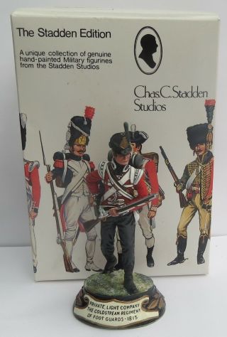 Chas.  Stadden Studio Painted Private Light Co.  Coldstream Regt.  Foot 1815