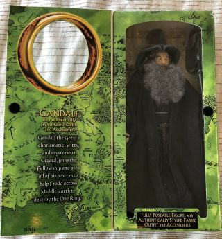Lord Of The Rings Fellowship Of The Rings Gandalf 12 Inch 2001 Toybiz