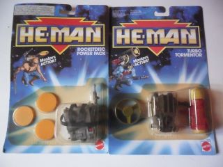 He - Man The Adventures Rocket Disc & Turbo Tormentor Mattel 1989 Italy