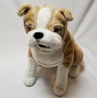 Large Huge Melissa & Doug Dog Bulldog 25 " Plush Toy Stuffed Animal