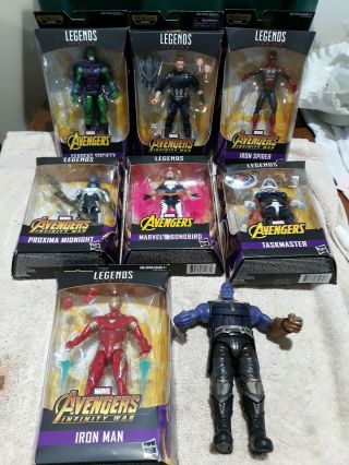 Marvel Legends Thanos Baf Build A Figure Complete Set Mib And Complete Thanos