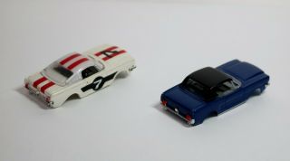 Aurora,  and JL - HO slot car bodies - two for one great price 2