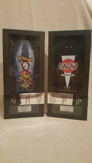 Tech Deck Collector Series Jeff Grosso And Christian Hosoi Wall Hangers