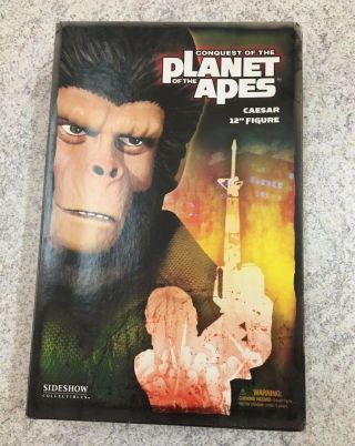 Conquest Of The Planet Of The Apes Caesar 12 " 1:6 Figure Mib Pota Sideshow Rare