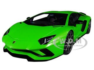 Lamborghini Aventador S Verde Mantis/pearl Green 1/18 Model Car By Autoart 79133
