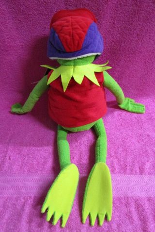 Macy ' s Kermit the Frog Frog - tographer Photographer Hat & Vest Plush with Tags 2