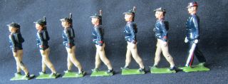 Britains Toy Lead Soldiers Italian Bersaglieri Review Order Slung Rifles Officer 2