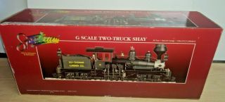 Bachmann Spectrum 81198 36 Ton - 2 Truck Shay Ely Thomas Lumber Locomotive G Scale