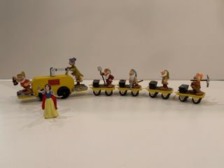 Pride Lines Disney Trolley Snow White And The Seven Dwarfs Mining Train Set 1987
