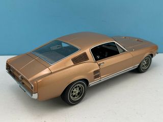 1:18 AUTOart Millennium 1967 Ford Mustang GT390 in Metallic Gold 72806 READ 4