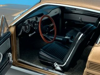 1:18 AUTOart Millennium 1967 Ford Mustang GT390 in Metallic Gold 72806 READ 8