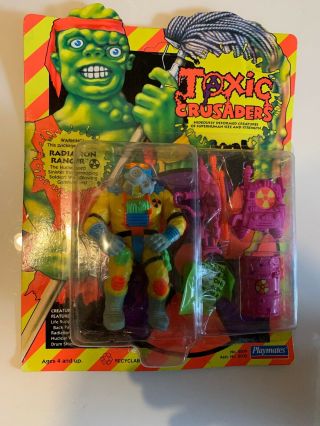 Playmates Toxic Crusaders Radiation Ranger Action Figure 1990