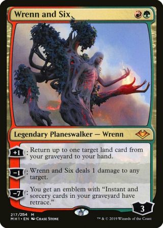 4x Wrenn And Six Modern Horizons Mtg - | Mh1 | Level Up Your Game