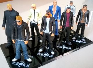 Crows X Worst 8 Figures Set T.  F.  O.  A 6th Seal Bigboss Vol.  1,  3 Gangster Group