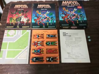 Complete 1986 Marvel Heroes Advanced Set Tabletop Rpg