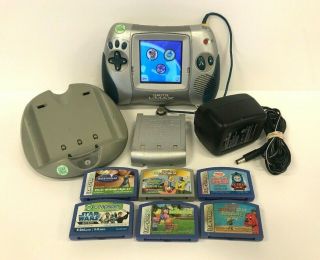 Leap Frog Leapster L - Max Learning System Educational Interactive Toy & 6 Games
