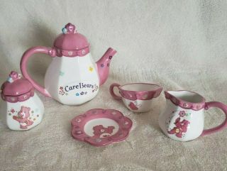 Care Bear Tea Set,  7 Piece Pink Child 