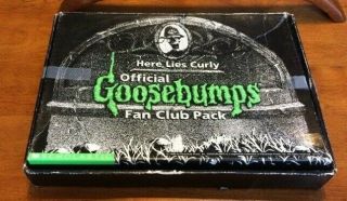 1996 Goosebumps Vintage Official Fan Club Pack