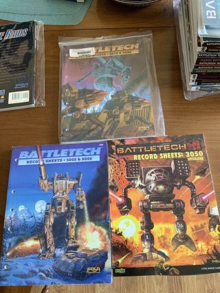 Battletech Sourcebook Record Sheets 3025 & 3026 3050 Upgrade 3055 And 3058