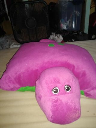 Barney The Purple Dinosaur Plush Authentic Pillow Pet 18 "