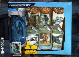 Avatar Level 5 Interactive Battle Pack W/ Jake Sully Figure 4 " Webcam I - Tag