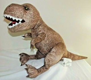 Jurassic World Park Dinosaur Plush T Rex Stuffed Animal Tyrannosaurus 28” Big