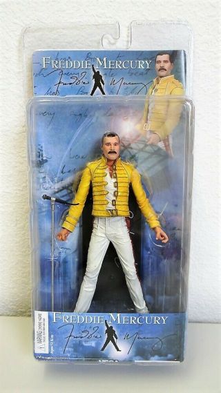 Freddie Mercury Queen Wembley 86 Magic Tour Neca 7 Inch Figure 2006 Rare
