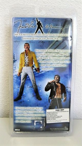 Freddie Mercury Queen Wembley 86 Magic Tour Neca 7 inch Figure 2006 Rare 2