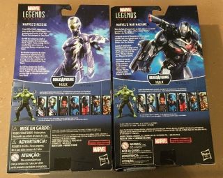 marvel legends avengers end game wave 2 rescue and war machine mip with baf part 2