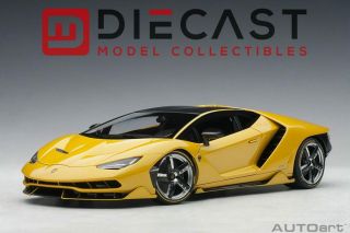 Autoart 79115 Lamborghini Centenario (metallic Yellow) 1:18th Scale