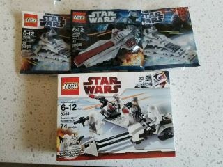 Lego Star Wars Battle Pack Bundle 7914,  7913,  8084 2