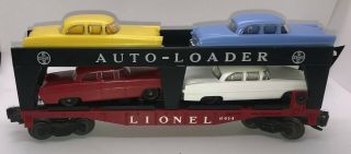 Lionel 6414 Vintage O Gauge Type I Evans Auto Loader Flat Car.  Very Rare Cars.