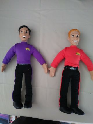 The Wiggles Jeff & Murray Singing Talking 15 " Dolls 2003 Spin Master